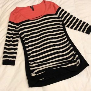 Maurices 3/4 Blouse/Sweater Top - size 0 (plus)